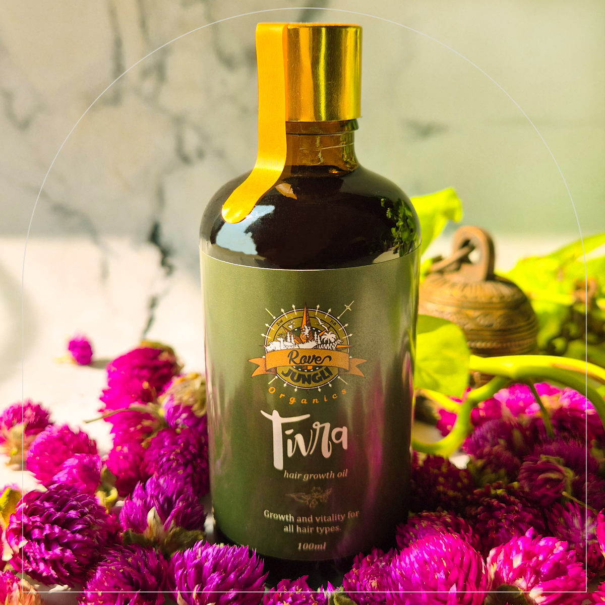 tivra hari growth oil is an ayurvedic therapeutic oil to regrow hair.